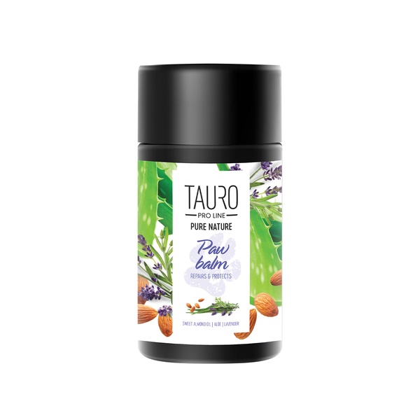 Натуральний відновлюючий бальзам для лап собак TAURO PRO LINE Pure Nature Paw Balm Repairs&Protects, 75 ml