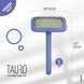 Расческа-щетка деревяная прямоугольная Tauro Pro Line, зубчики 11 мм, purple, S