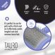 Розчіска-щітка пластикова Tauro Pro Line, зубці 20 мм, purple