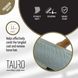 Розчіска-щітка з металевим обідком Tauro Pro Line, зубці 11 мм, S