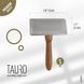 Розчіска-щітка з металевим обідком Tauro Pro Line, зубці 11 мм, S
