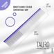 Розчіска з алюмінієвою ручкоюі зубцями з нержавіючої сталі Tauro pro line Ultra light line, 25 cm, purple
