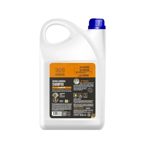 Tauro Pro Line Ultra Natural Care Repair and Nourish Shampoo Шампунь восстановление и питание для кожи и шерсти собак и кошек, 3785 мл